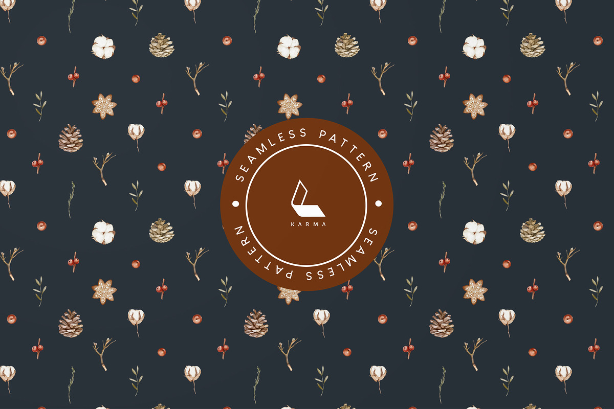 Merry & Bright Christmas Set, a Decorative Illustration by Karma (Photo 17 of 22)