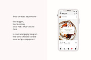 Food Instagram Templates Canva, a Social Media Template by Deepa Template Studio (Thumbnail 6 of 12)