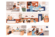 Pet treatment in vet clinic set, an Animal Illustration by Good Studio (Thumbnail 1 of 6)