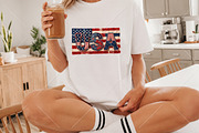 Patchwork USA Flag Png, a Seasonal Illustration by Canvas Craft (Thumbnail 3 of 6)