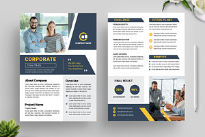 Corporate Case Study Template, a Stationery Template by MightyDesign