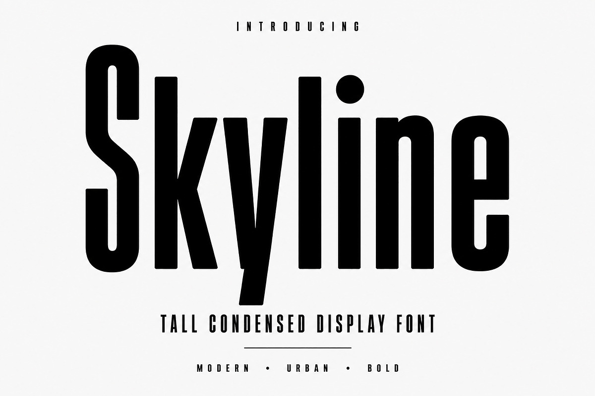 Skyline, a Serif Font by Wow Magic (Photo 1 of 5)