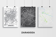 5 maps of Spanish cities, an Illustration by MaximGertsen (Thumbnail 6 of 9)