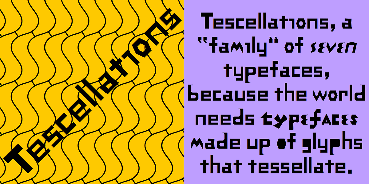 Tescellations, a Symbol Font by Ingrimayne Type (Photo 1 of 5)