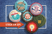 Vector Button Design Template, a Templates & Theme by WalkingStick Design (Thumbnail 6 of 6)