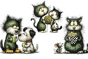 Quirky Cats Friendship Clipart, an Illustration by Craft Nest (Thumbnail 8 of 10)