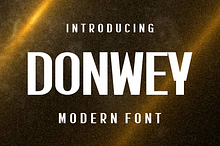 Donwey - Modern Font