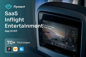 Flyment - SAAS Entertainment UI Kit, an UI Kit Template by Agensip Design Agency