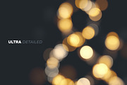 Golden Warm Bokeh Letters Overlays, a Symbol Font by PhotoSpirit (Thumbnail 6 of 8)
