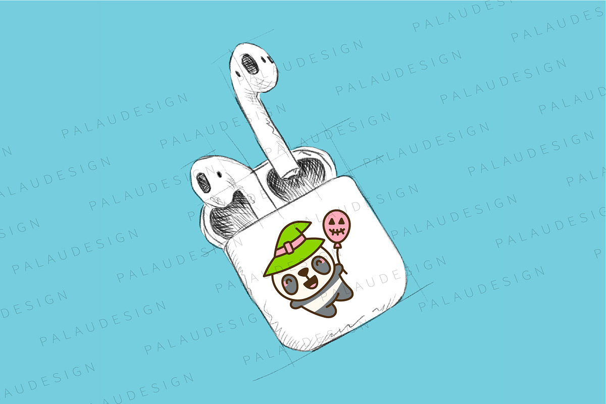 Animals Halloween Clipart Set, a Seasonal Illustration by Palau (Photo 7 of 12)