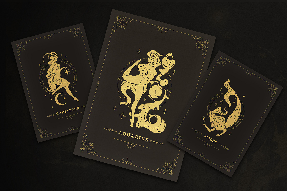 Zodiac Collection | Canva, a Card Template by Vasya Kobelev (Photo 4 of 7)