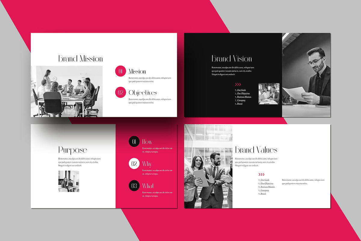 Brand Strategy Presentation Template, a Presentation Template by White Graphic (Photo 4 of 8)