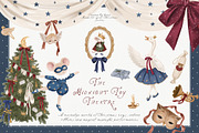 Christmas Theatre Clipart 230+, a Seasonal Illustration by Muse Artist (Thumbnail 1 of 22)