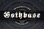 Gothbase Blackletter Font, a Blackletter Font by DmDesignsStoreArt (Thumbnail 1 of 2)