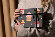 Christmas Clipart and Patterns, a Seasonal Illustration by CapriceMeDesigns (Thumbnail 10 of 16)