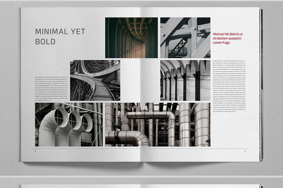 Minimal Lifestyle Brochure Template preview 6