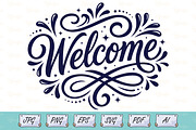 Welcome Typography Hand Lettering, a Decorative Illustration by Ghagra (Thumbnail 1 of 7)