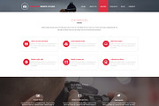 Photo Studio PSD Website Template, a Landing Page Template by WebbyTemplates (Thumbnail 4 of 8)