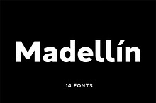 Madellin - Geometric Font Family