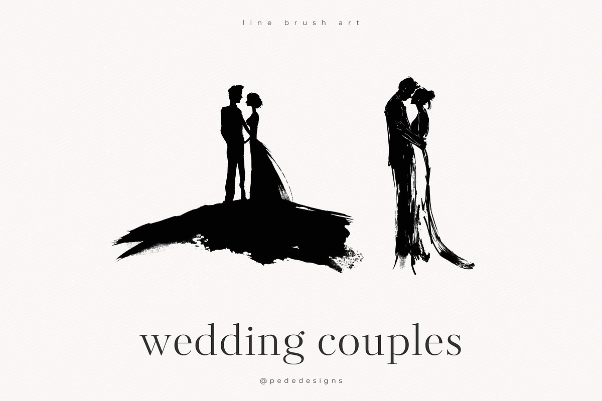 Wedding Couples, a Person Illustration by PeDe Designs (Photo 6 of 6)