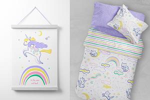 Magical Dreams Cute Pyjama Girl Set