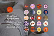 Groovy Retro Canva Templates, a Social Media Template by CanvaTemplateClubCo (Thumbnail 7 of 10)