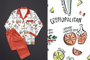 Cocktail O’Clock, a Pattern Graphic by HannaSymo (Thumbnail 9 of 13)