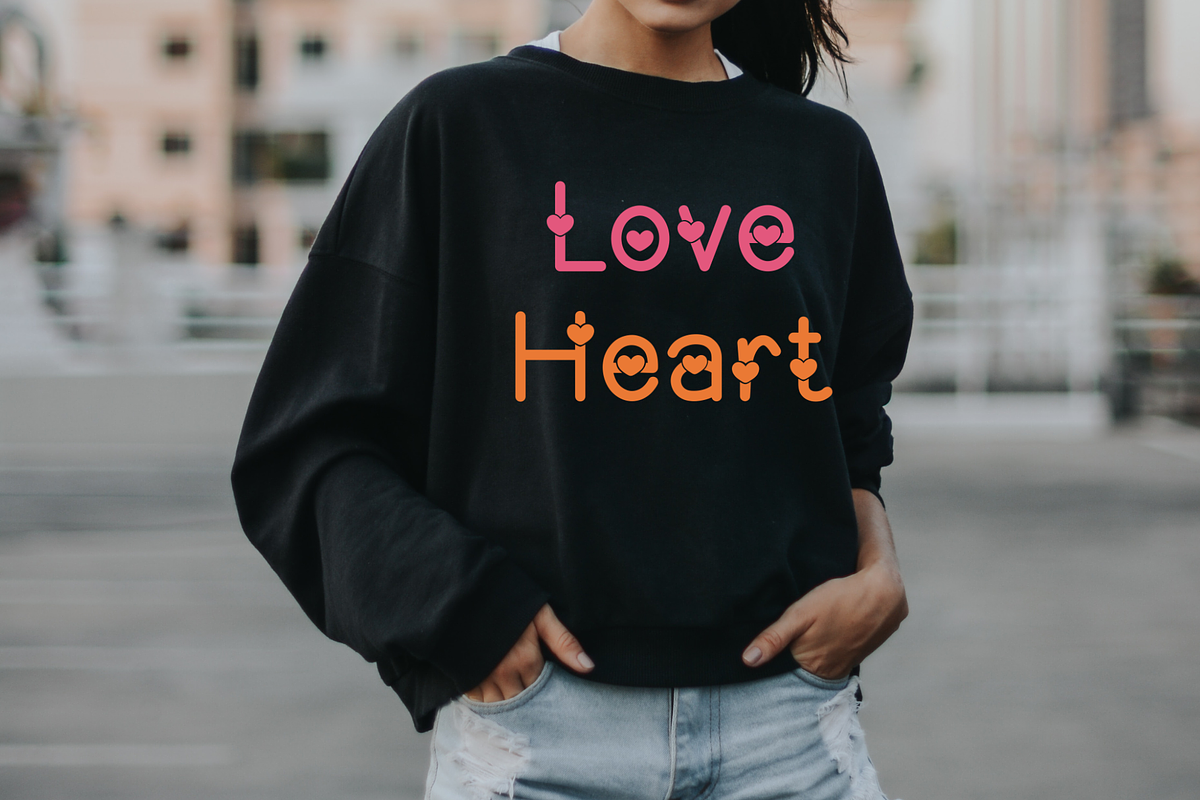 Love Heart Font, a Script Font by Cutie_Kate_Studio (Photo 8 of 16)