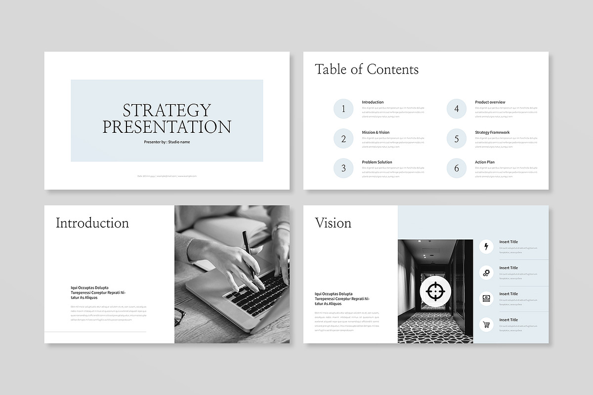 Business Strategy Presentation, a Presentation Template by E-Type (Photo 2 of 6)