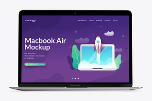 Mac Air Mockup