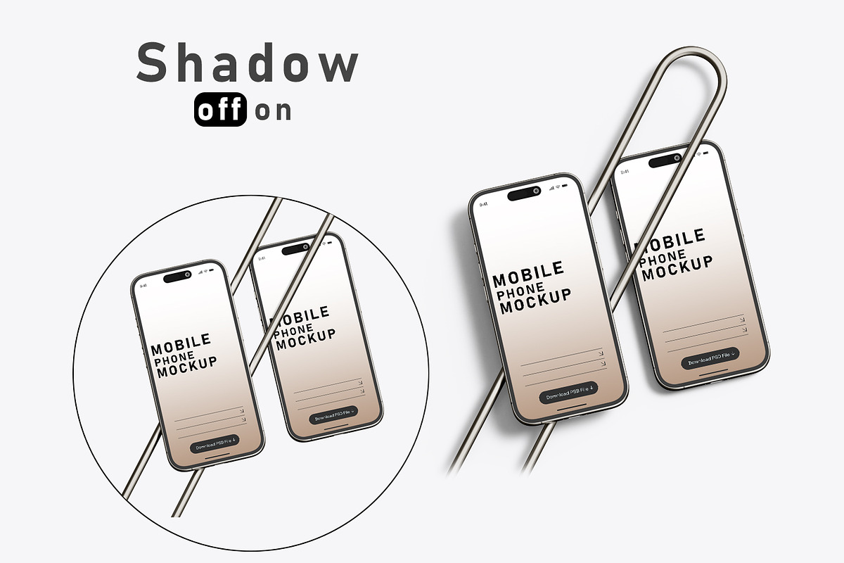 iPhone 16 Pro Mockup Set, an iPhone Mockup by pixelmock (Photo 3 of 14)