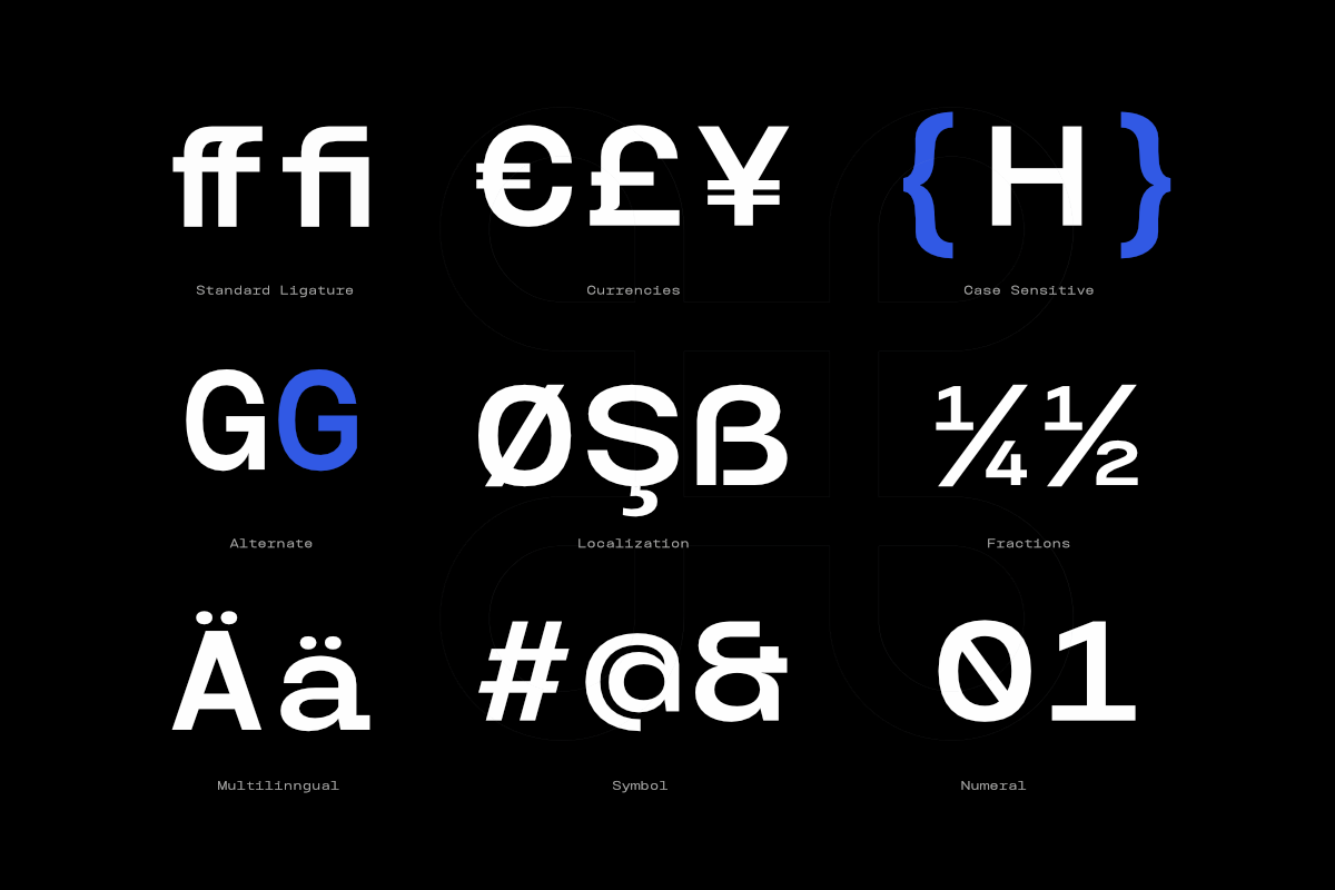 TBJ Serial Port Modern Grid Perfect, a Sans Serif Font by Taboja Studio (Photo 8 of 14)