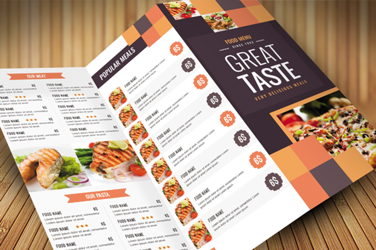 Clean Food Menu 2, a Brochure Template by Nody4Design (Photo 1 of 4)