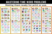 Mastering Time Word Problems, a Stationery Template by Designmela01 (Thumbnail 2 of 6)