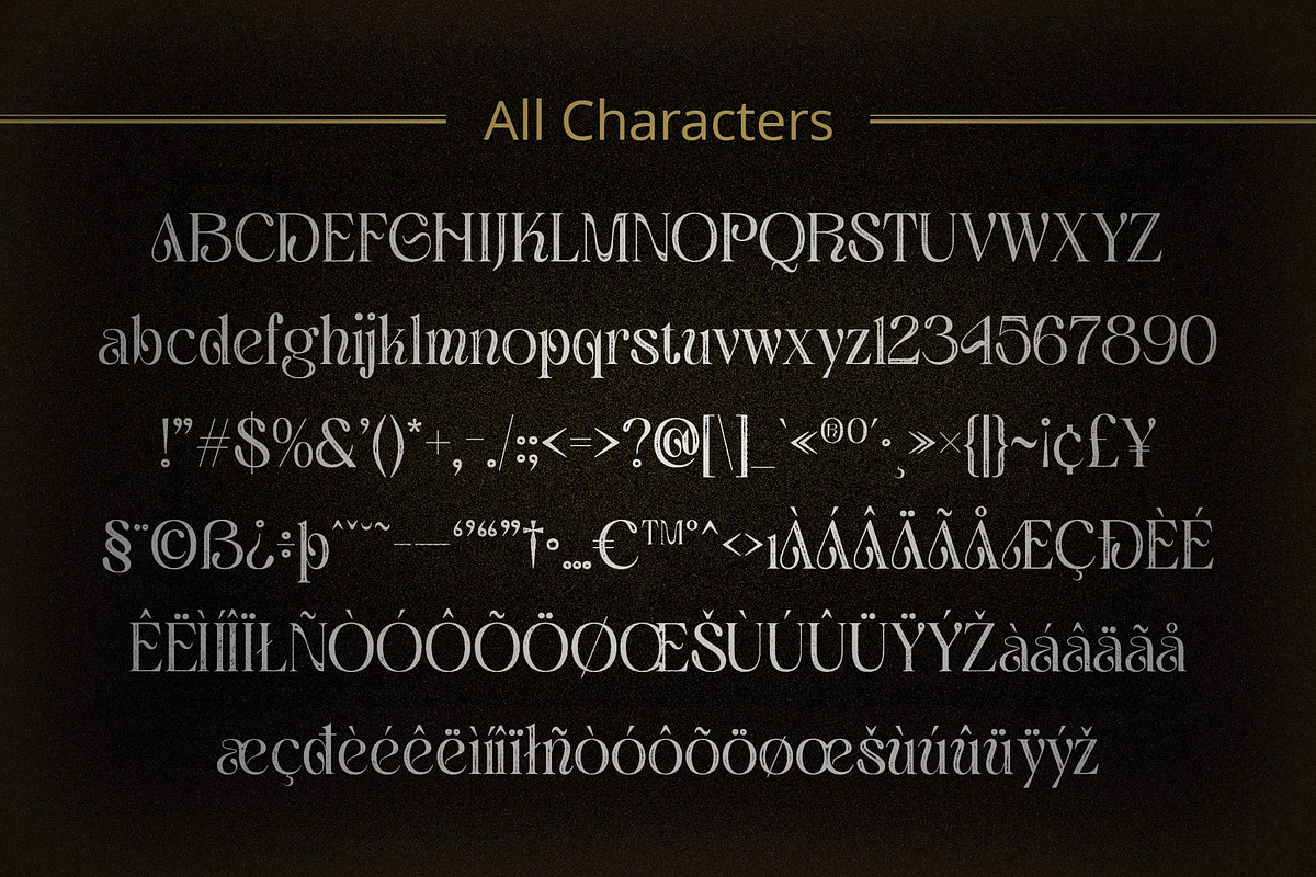 Aquene Vintage, a Serif Font by Craft Supply Co. (Photo 3 of 8)