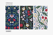 Elegant Botanical Floral Pattern, a Pattern Graphic by likorbut (Thumbnail 8 of 11)