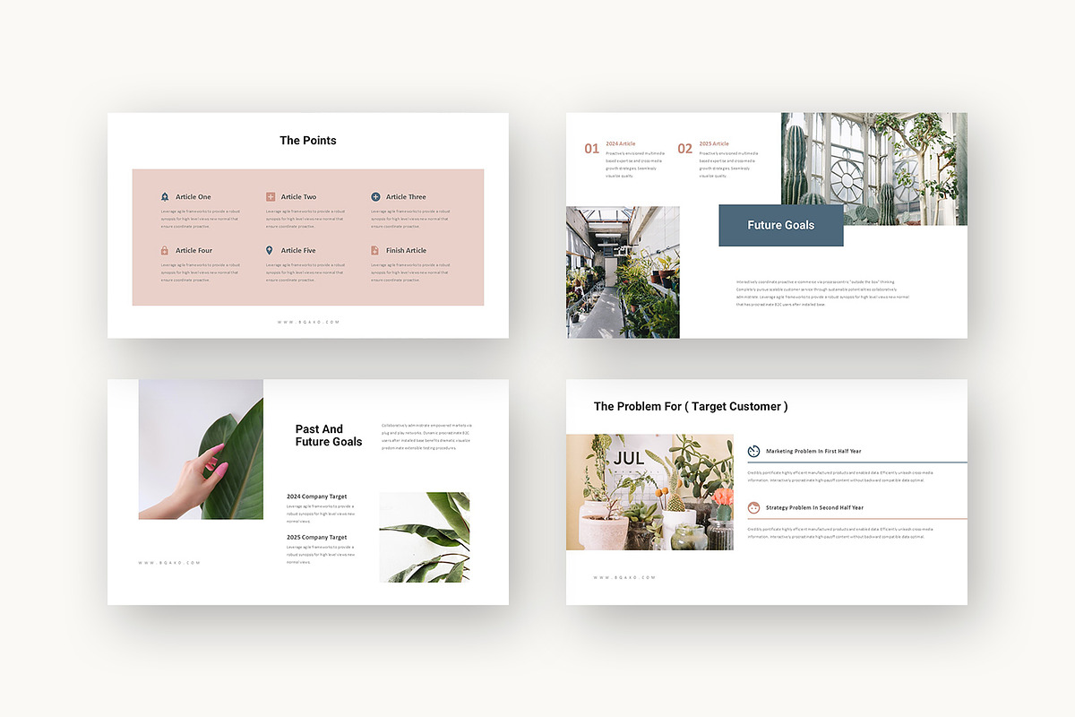 Bqaxo : Plant Business Keynote preview 6