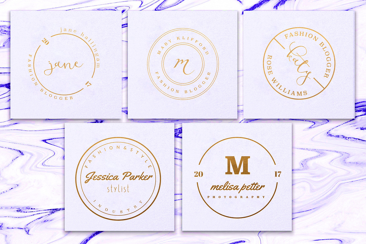 PREMIUM 120 Stamp Logo Bundle, a Branding & Logo Template by IsikChic (Photo 30 of 30)