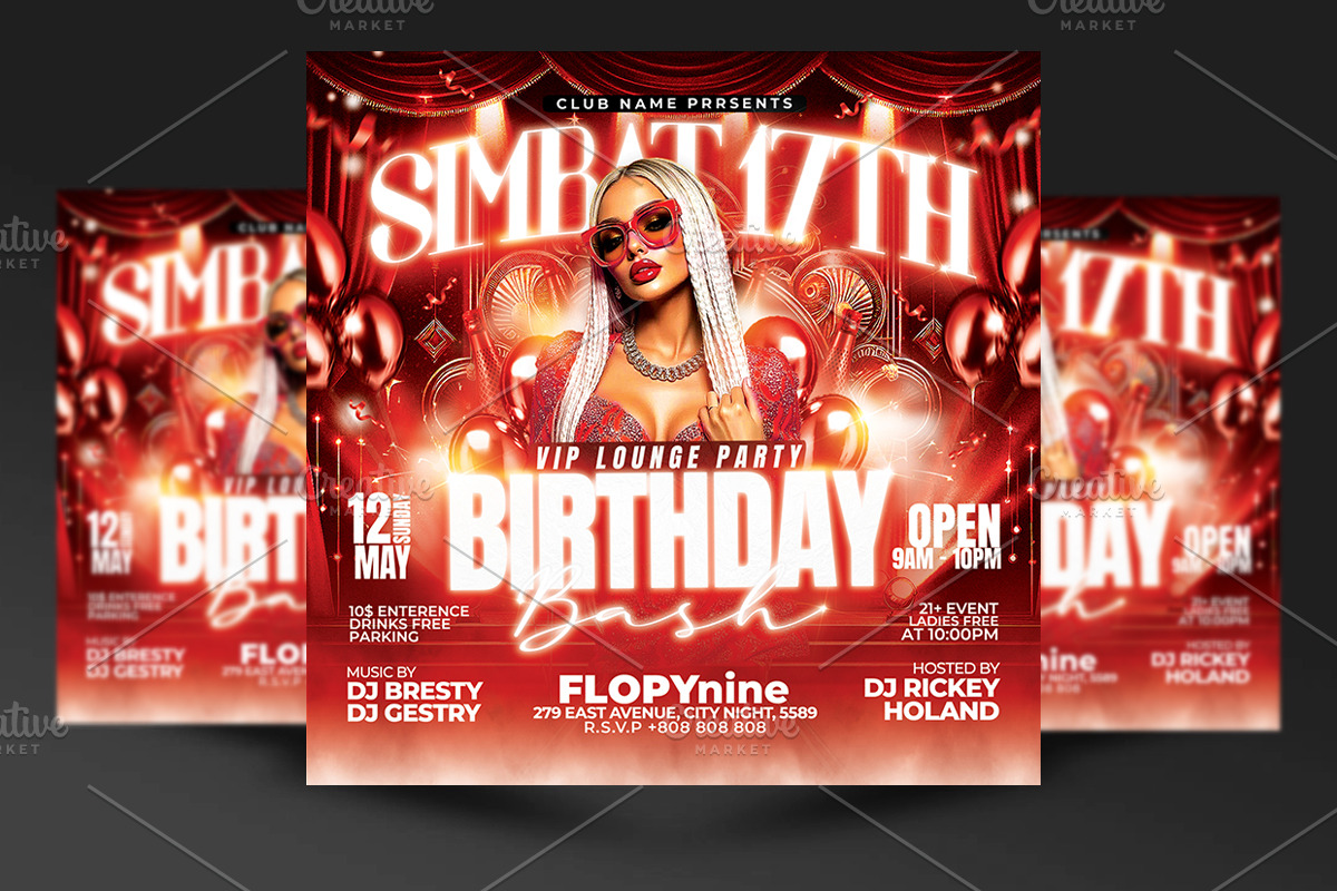 Birthday Flyer Template
