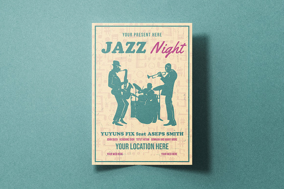 Jazz Night Flyer Template preview 5