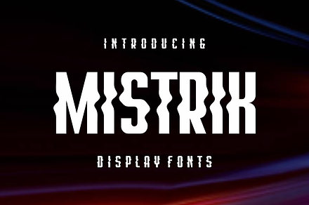 Mistrik, a Sans Serif Font by lelevien