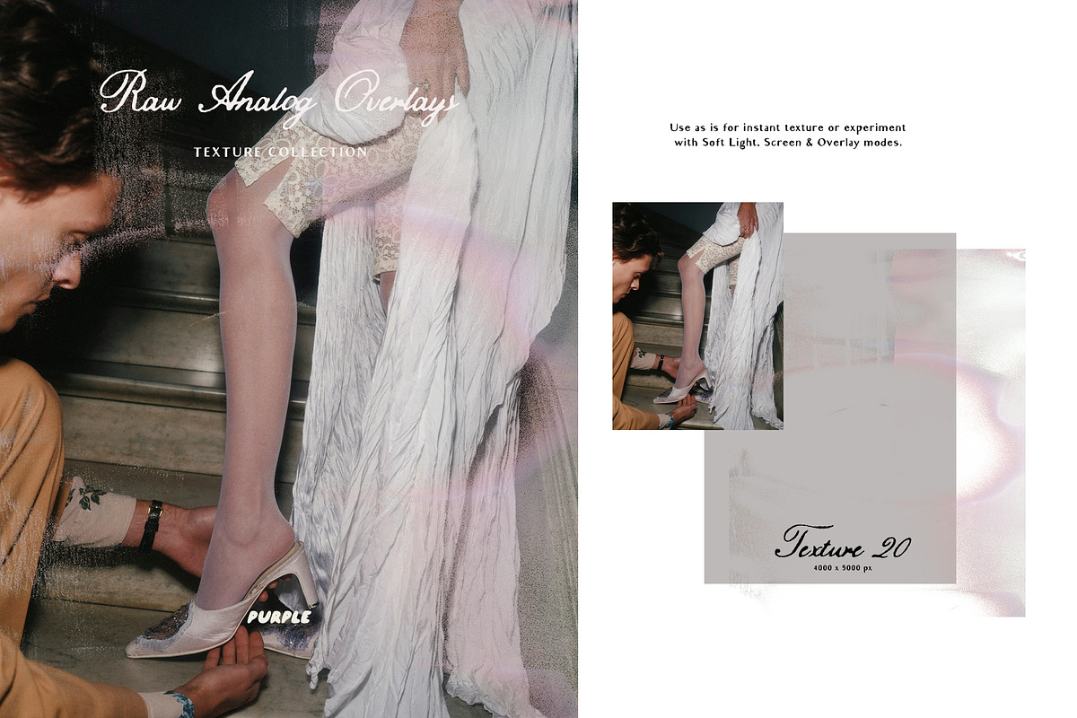 Raw Analog Texture Overlays, a Texture Graphic by Purple (Photo 5 of 31)