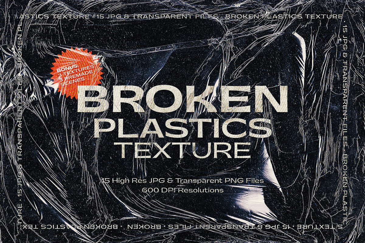 Broken Plastics Texture, a Texture Graphic by nicholasasmita (Photo 1 of 7)