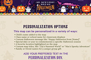 Halloween World Map Printable Bundle, a Wallpaper Graphic by AdrianDragne (Thumbnail 2 of 11)