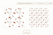Watercolor Boho Fall Dusty Rose Set, a Decorative Illustration by Carol Lozove (Thumbnail 57 of 74)