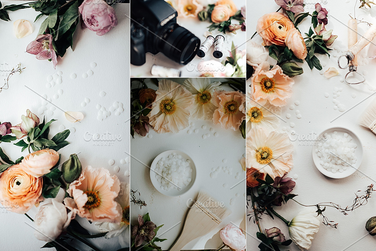 Artist & Floral Styled Stock Bundle, a Business Photo by CreativeMavenCo. (Photo 5 of 21)