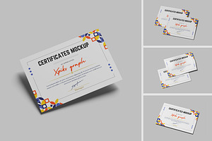 Certificate Mockup, a Product Mockup by Difa Design