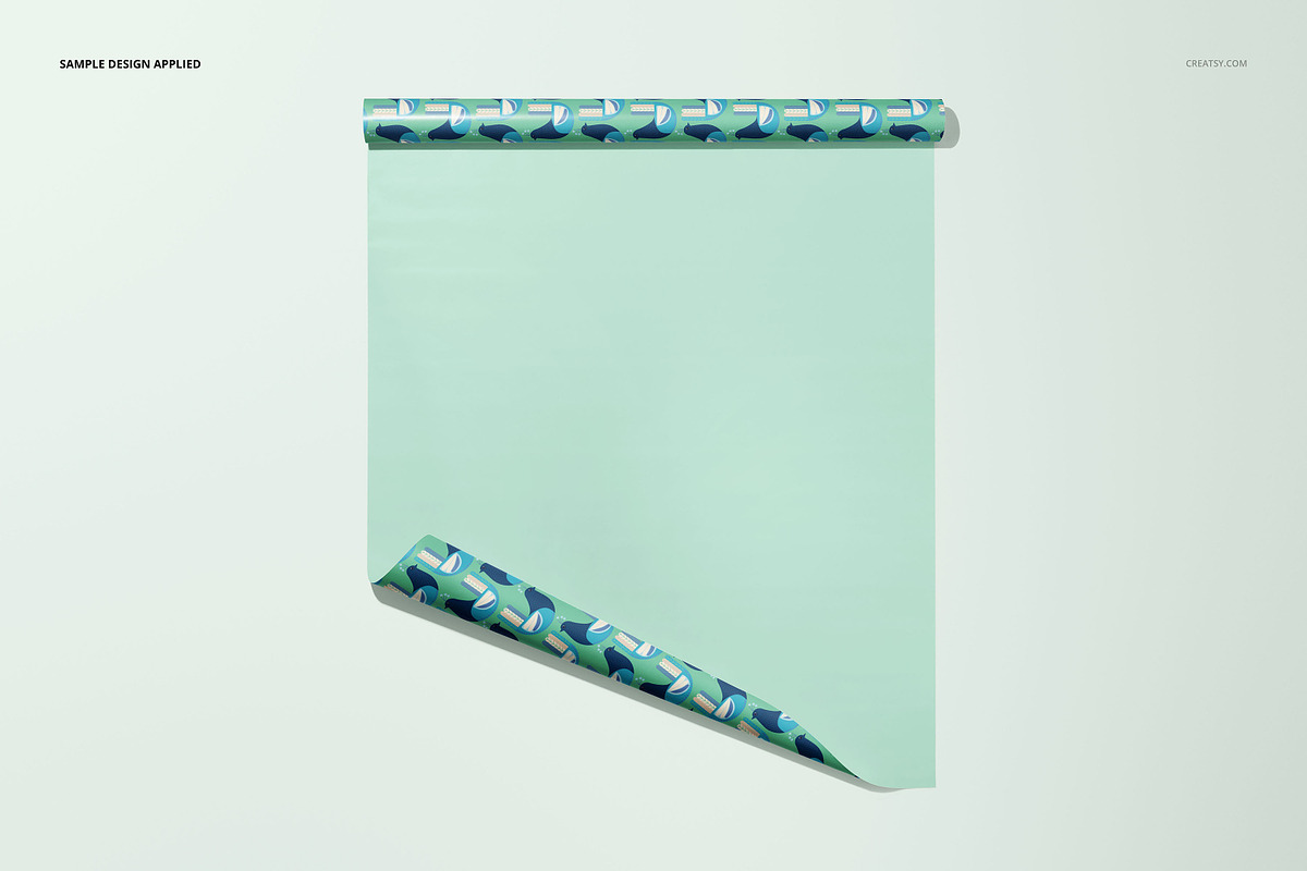 Gift Wrapping Paper Mockup Bundle, a Packaging Mockup by creatsy5 (Photo 26 of 35)