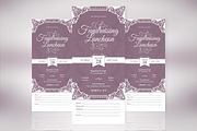 Vintage Luncheon Ticket Template, a Stationery Template by Godserv Designs (Thumbnail 2 of 7)