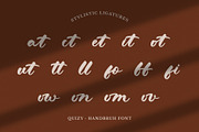 Quizy – Script Font, a Script Font by kangfont Studio (Thumbnail 8 of 9)